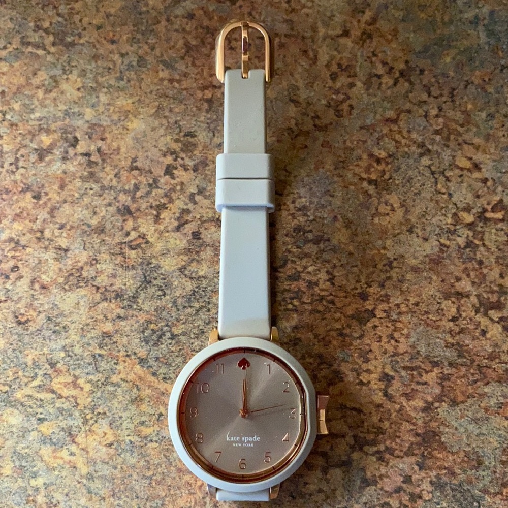 Kate Spade gray silicone watch